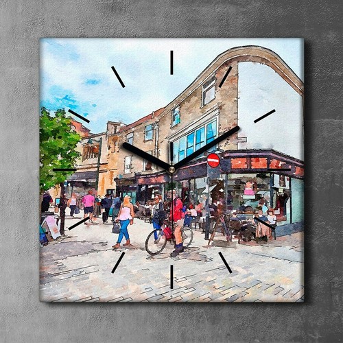 Silent clock canvas image - clock,