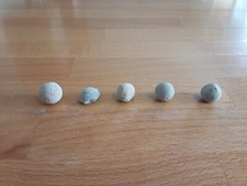 5 x Brown Bess lead Balls from the Battle of Waterloo 18th June 1815