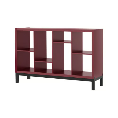 New ikea kallax brown red - kallax, brown-red