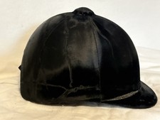 Vtg Equestrian English Velvet