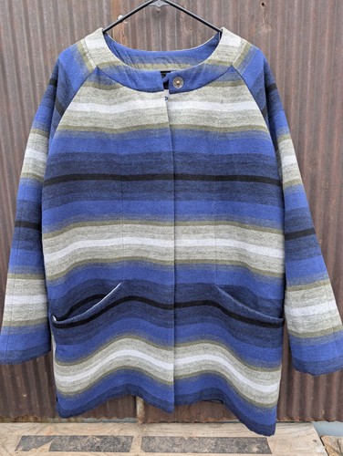 Old navy blanket coat - navy, women