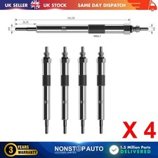 4X Glow Plugs For RENAULT