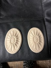 Pair Of carved Ornate Oval