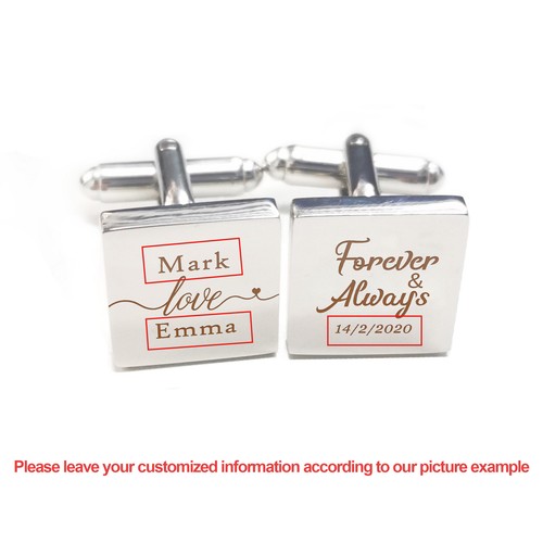 Personalised men cufflinks - men's,