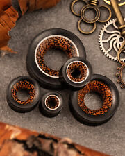 Ebony and Coconut Wood Tunnel / Plug / Gauge