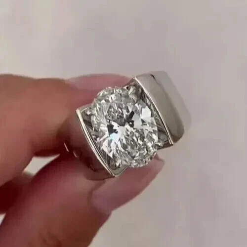 5ct oval cut lab created - lab,