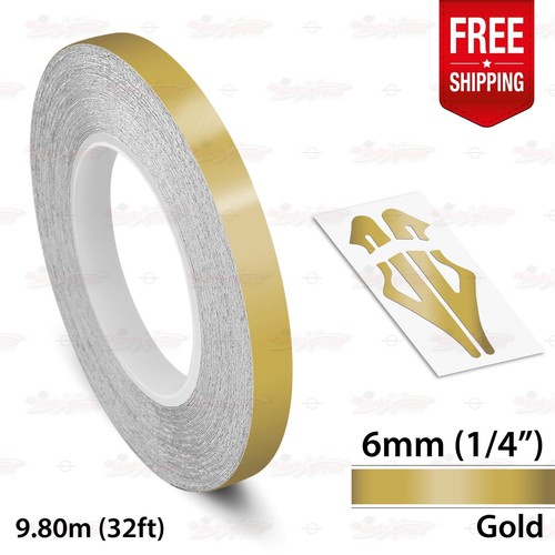 Gold 6mm roll - 1/4", pin