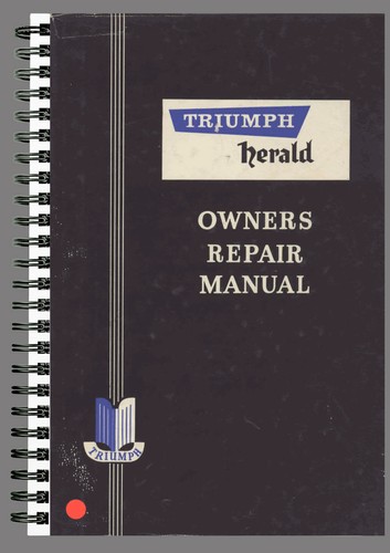 Triumph herald workshop manual - triumph,