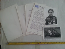 1990 FORMULA 3000 APA PRESS PACK F3000 inc PHOTOS Andrew Gilbert-Scott
