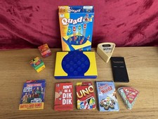 Job lot of Board Games Card Games UNO Tangoes Quad Harry Potter Trivial Pursuit
