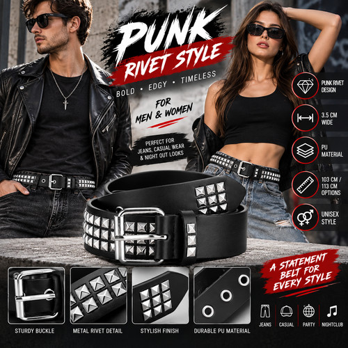Punk pyramid studded - punk, rivet