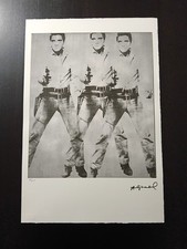 ANDY WARHOL Numbered Litho Poster 15x22,5" POP ART Castelly NY