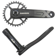 SRAM SX Eagle Crankset 32 Tooth Dub 12 Speed 175mm Arms Steel Chainring Black -H