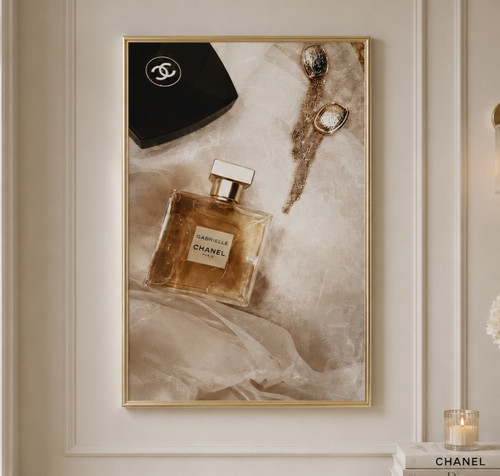 Chanel gabrielle perfume print - perfume,