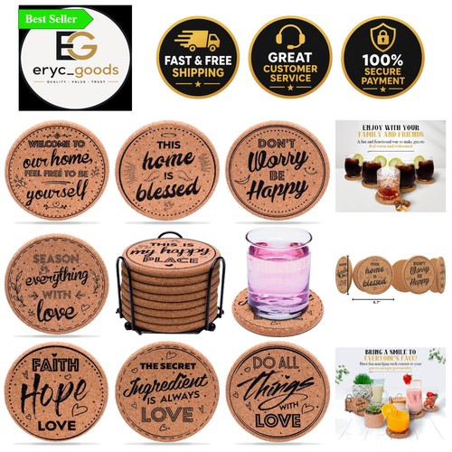 Large outdoor cork coasters - large,