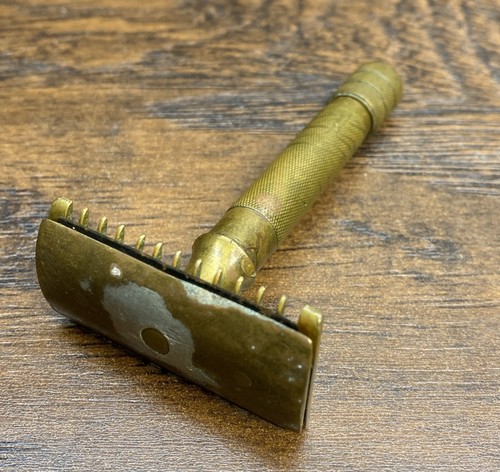 Vtg antique brass - brass, open