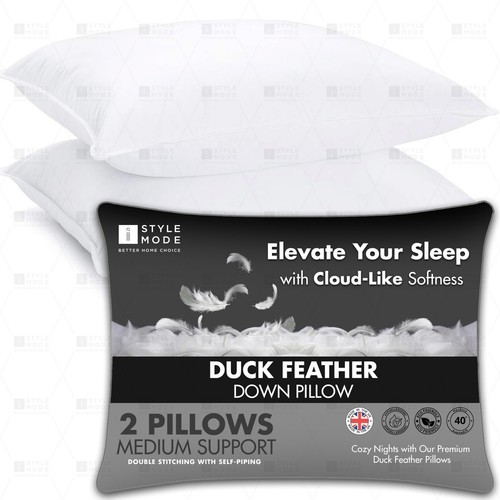 Duck feather down pillows - duck,