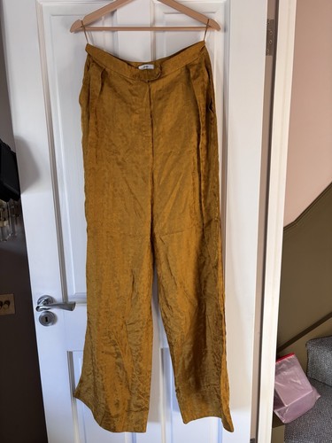 Erdem gold jacquard trousers - jacquard,