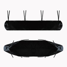 Black Outdoor Awning with UV