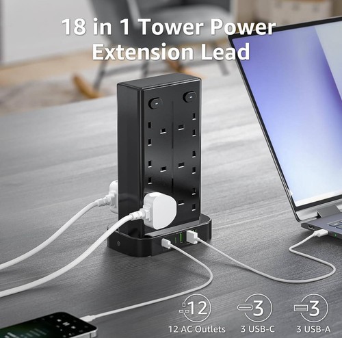 Tower extension lead with - extension,