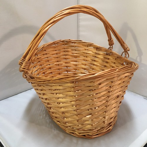 Woven wicker basket unisex - woven,