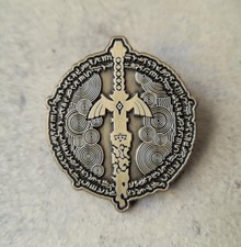 Legend of Zelda Master Sword Metal Pin Badge Brooch Exorcism Wild Breath Link