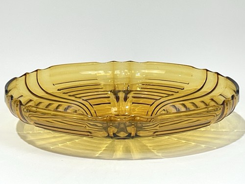 Huge czech amber art - amber, deco