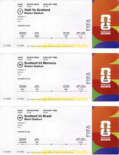 Facsimile set scotland 2026 - set, of