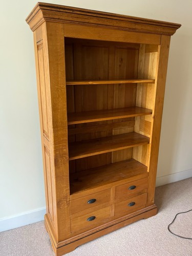 Oak large bookcase - oak,