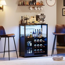 3-Tier Wine Bar Cabinet with