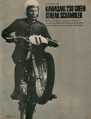 1969 kawasaki 238 - 238, green