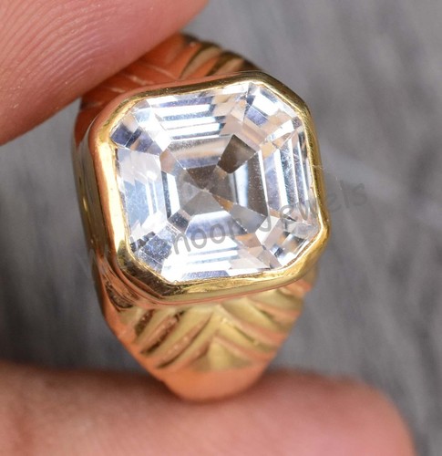 Natural sapphire asscher 925 - natural,