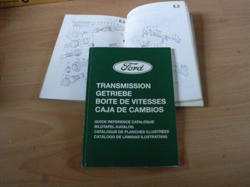 Ford parts catalogue gearboxes - parts,