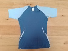 Blue V-Neck Short Sleeve Ladies Helly Hansen Base Layer Size Small Quality Used 