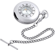 Pocket Watch Moon Phase Half