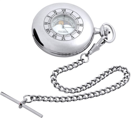 Pocket watch moon - phase, half