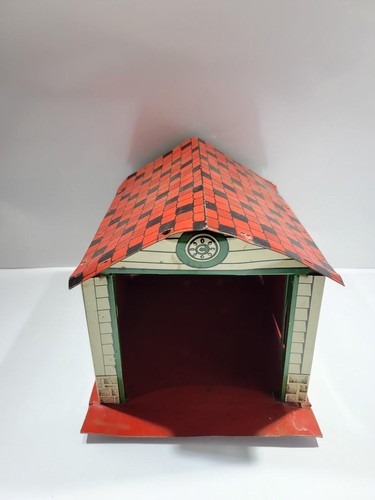 Vintage tin litho red - litho, toy