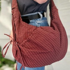 Women’s Red Plaid Crossbody