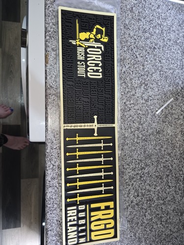 Forged irish stout bar runner - irish,