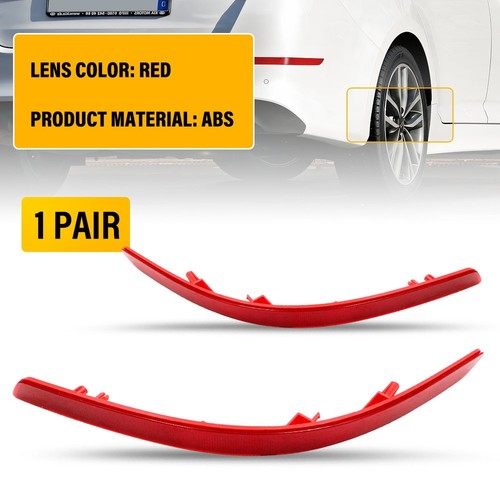 Pair red rear reflectors - pair,