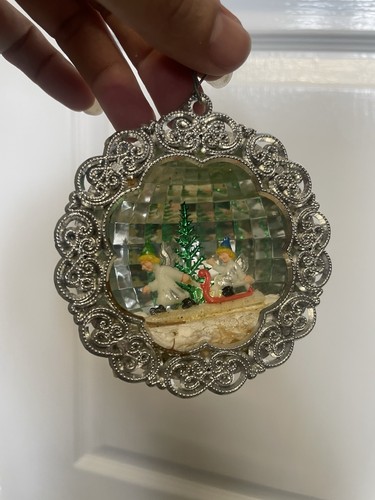 Vintage 60s green silver - green,