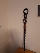 African Carved Walking Stick