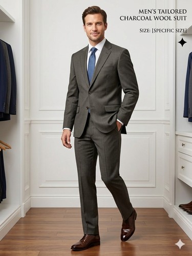 Next men charcoal suit - next,