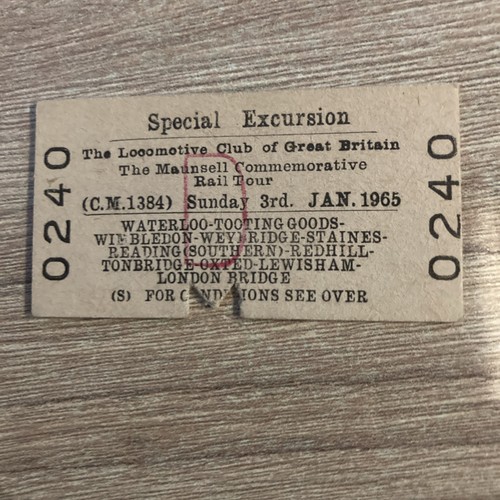 Railway ticket - ,