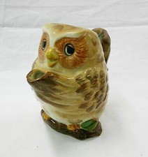 Otagiri  Retro Japanese Handpainted  China Owl Jug  by Mary Ann Baker   (KST)
