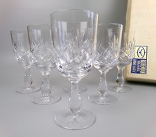 Cut Crystal Wine Glasses Water