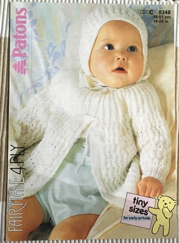 Patons knitting pattern - pattern, 8348