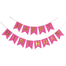 Happy Birthday Bunting Banner