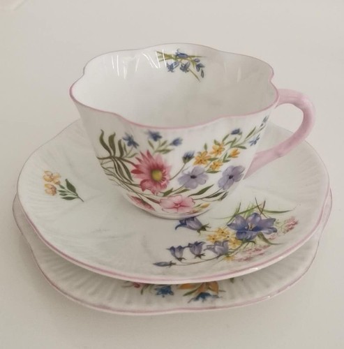 Vintage shelley wild flowers - shelley,