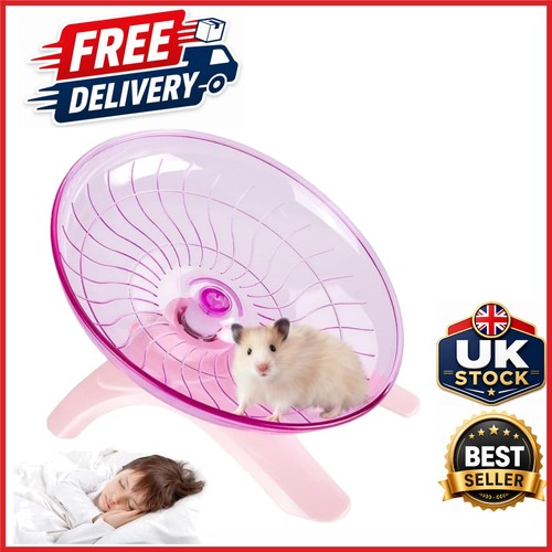 Plastic hamster flying saucer - flying,